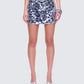 Philo Silver Sequin Mini Skirt model front