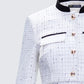 Pippa Ivory Tweed Cropped Jacket