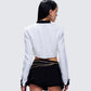 Pippa Ivory Tweed Cropped Jacket