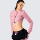 Pippa Pink Tweed Cropped Jacket