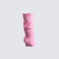 Pollie Pink Ribbed Leg Warmer