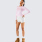 Priya Cream Rib Short