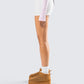 Priya Cream Rib Short