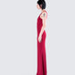 Prue Red Jersey One Shoulder Dress
