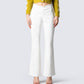 Lyle White V Waist Pant model front