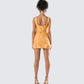Raelyn Orange Petal Mini Dress