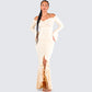 Rafella Yellow Off Shoulder Dress