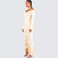 Rafella Yellow Off Shoulder Dress