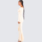 Rafella Yellow Off Shoulder Dress