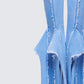 Reagan Blue Denim Frayed Jean