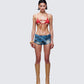 Reign Denim Set model front