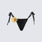 Revel Black Bikini Flower Bottom product front