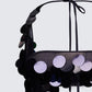 Reverie Black Sequin Plunge Dress