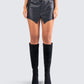 Rhett Black Mini Skirt model front
