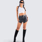 Rhett Black Mini Skirt