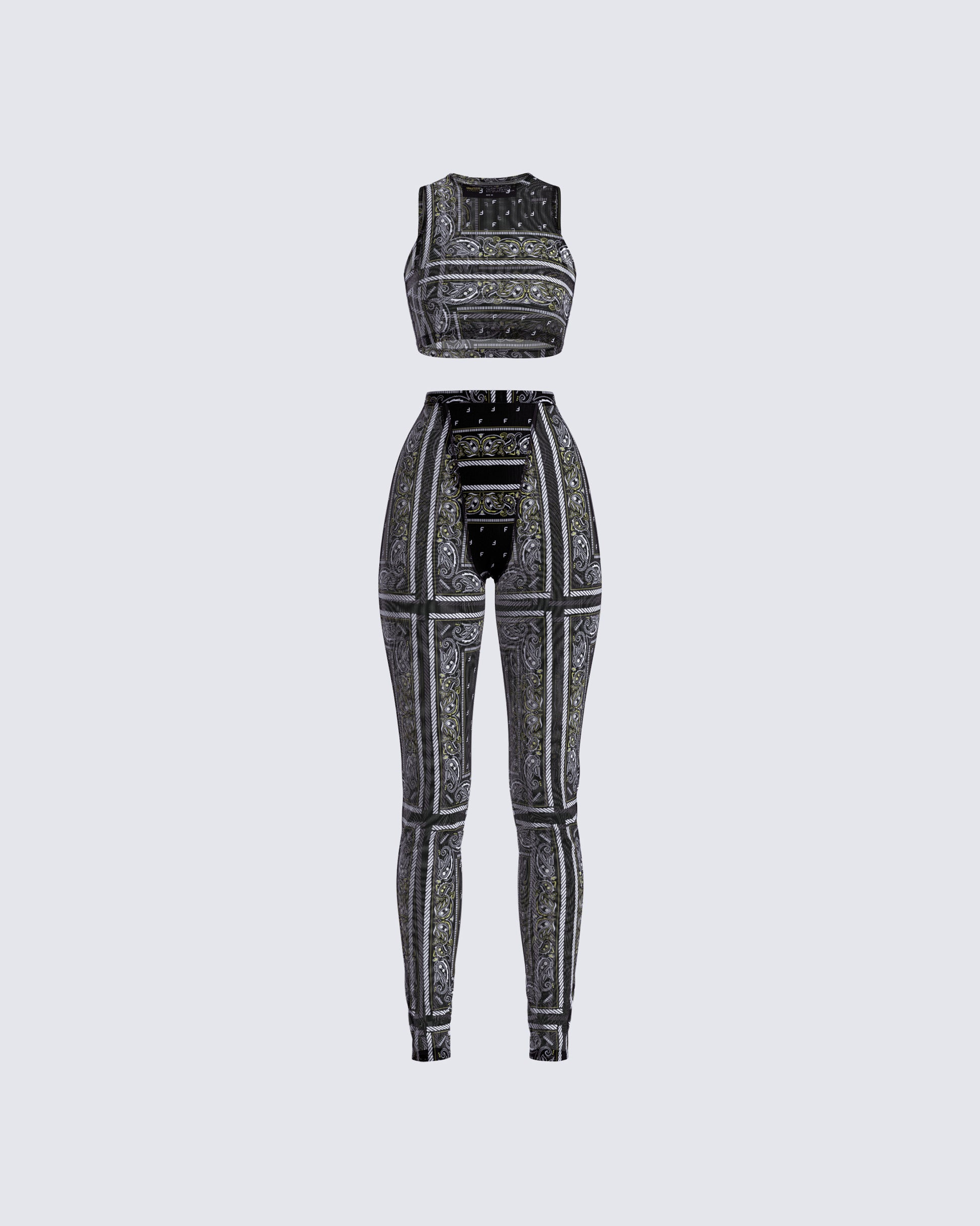 Rikku Bandana Mesh Set 3d product front