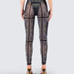 Rikku Black Bandana Mesh Leggings