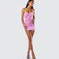 Rivi Pink Flower Corset Top
