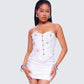 Rivi White Flower Corset Set