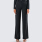 Roberta Black High Rise Pant model front