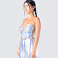 Rory Blue Corset Top