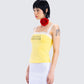 Rosalia Yellow Graphic Knit Top