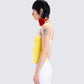 Rosalia Yellow Graphic Knit Top