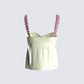 Rosella Olive Satin Twist Top