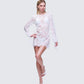 Rosetta Cream Lace Scalloped Mini Dress