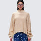 Roxane Muilti Coloured Hem Detailed Knit Jumper model front