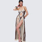 Royan Leopard Print Maxi Dress