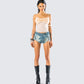 Ryla Denim Set model front
