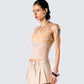 Ryla Ivory Ruffle Cami Top