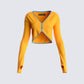 Riley Orange Long Sleeve Top product front