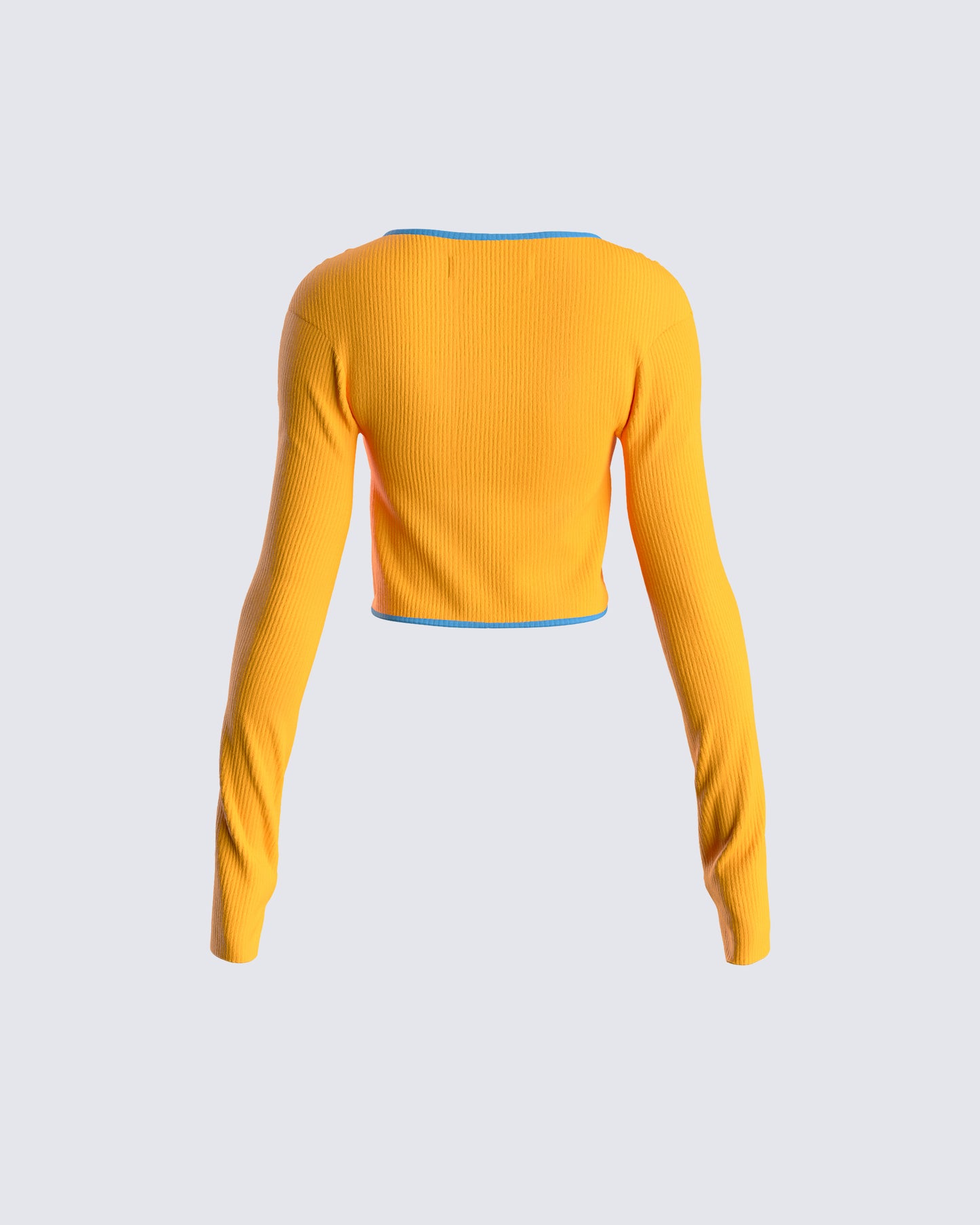 Riley Orange Long Sleeve Top