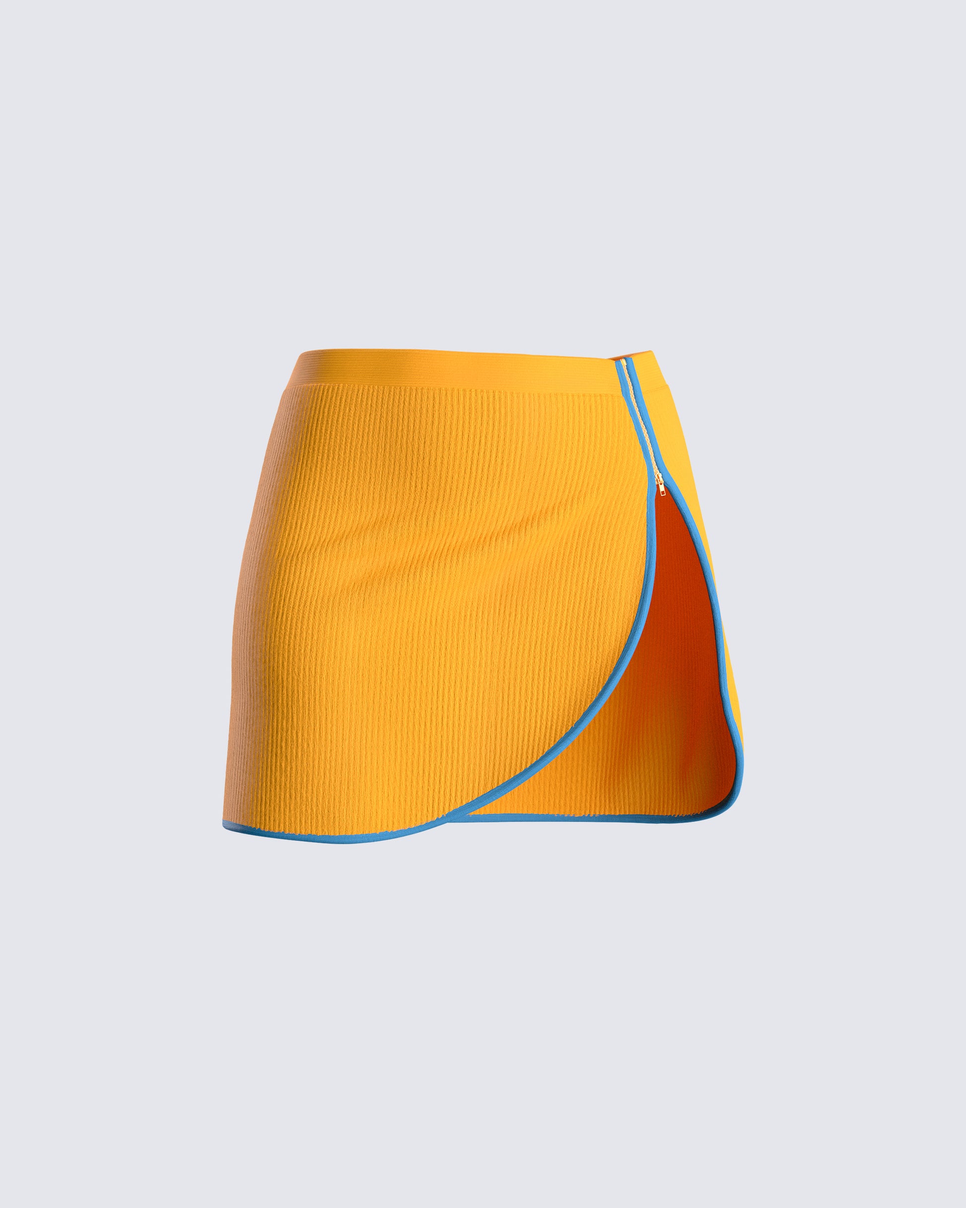 Riley Orange Mini Skirt product front