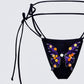 Saffy Butterfly Applique Bikini Bottom