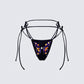 Saffy Butterfly Applique Bikini Bottom