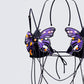 Saffy Butterfly Applique Bikini Top
