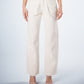 Saga White Frayed Denim Jean model front