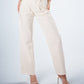Saga White Frayed Denim Jean