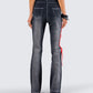 Salem Black Low Rise Denim Pant
