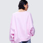 Salima Pink Oversized Sweater
