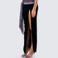 Samantha Black Velvet Maxi Skirt