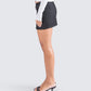 Sammy Black Belted Mini Skirt