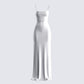 Sana Ivory Cowl Maxi Dress 3d product front