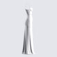 Sana Ivory Cowl Maxi Dress