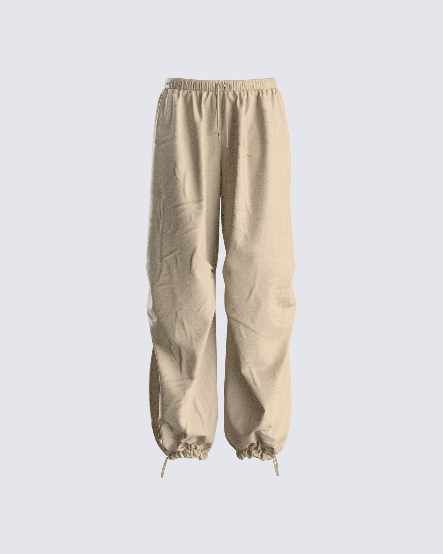 Finley Taupe Parachute Pant 3d product front