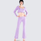 Scout Purple Rib Flyaway Top