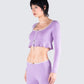 Scout Purple Rib Flyaway Top